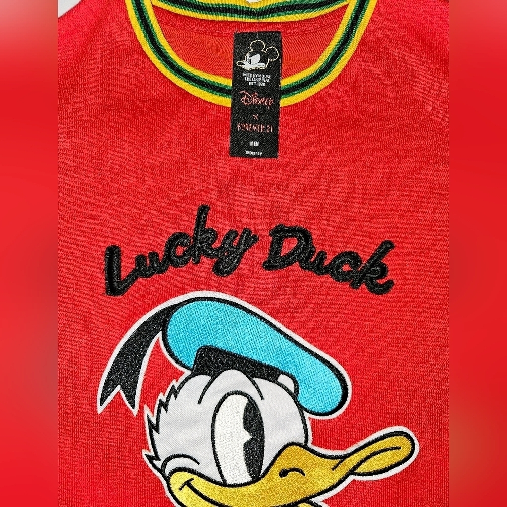 Disney X Forever 21 Short Sleeve Tee with Donald Duck Size Small - Picture 2 of 4